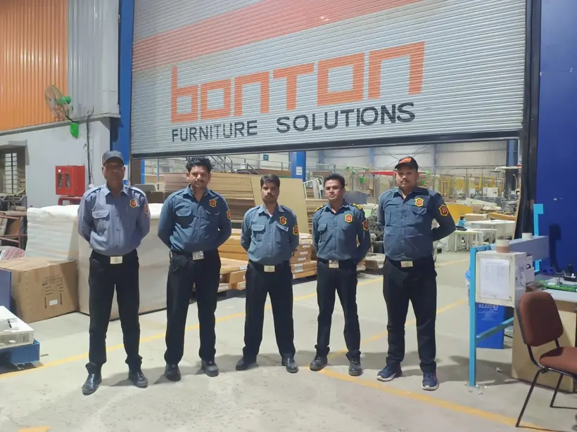 Jai Ranjeet security team deployed at a manufacturing plant